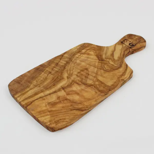 Patris Orvieto Olive Wood Paddle Style Cutting Board Italy 12.25"