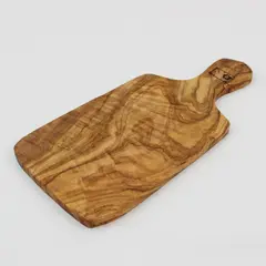 Patris Orvieto Olive Wood Paddle Style Cutting Board Italy 12.25"
