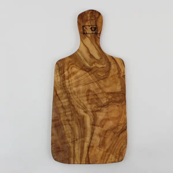 Patris Orvieto Olive Wood Paddle Style Cutting Board Italy 12.25"