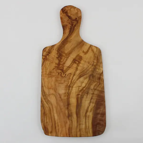Patris Orvieto Olive Wood Paddle Style Cutting Board Italy 12.25"