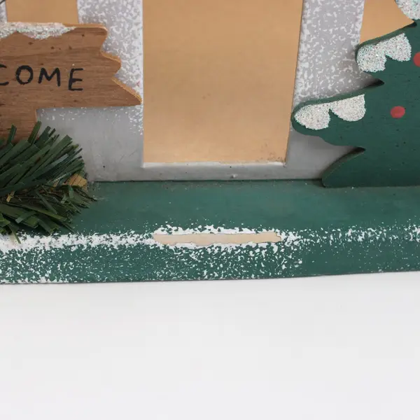 IKEA Winter Land Paper House Decoration 11.5" Missing Lights FLAWED