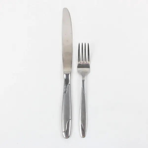 Lot of 2 Oneida Stainless Flatware Dinner Knife Salad Fork