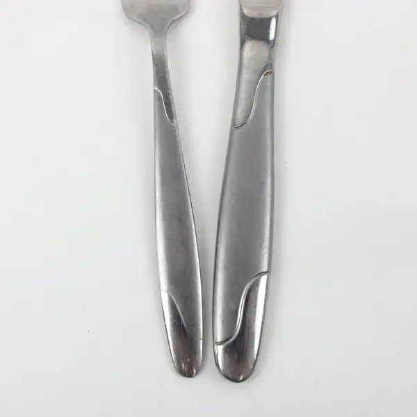 Lot of 2 Oneida Stainless Flatware Dinner Knife Salad Fork