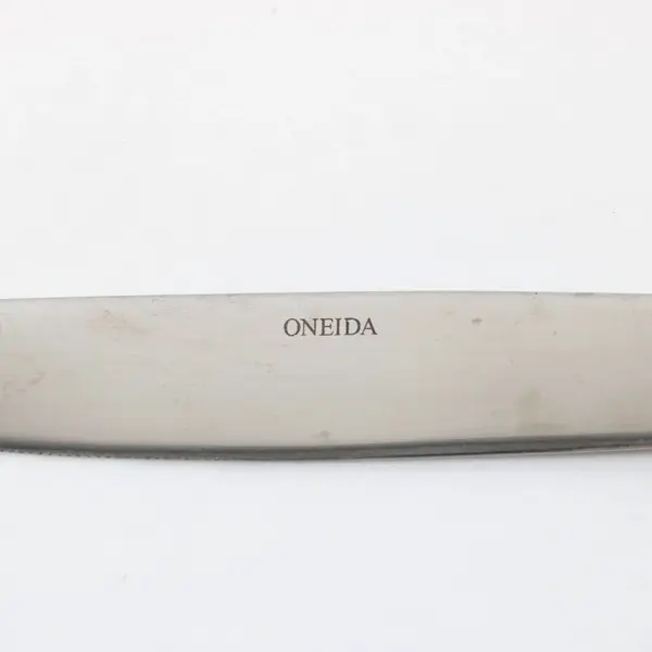 Lot of 2 Oneida Stainless Flatware Dinner Knife Salad Fork