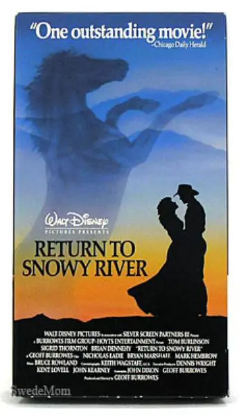 Return to Snowy River VHS Tom Burlinson Sigrid Thornton Disney 99 Min