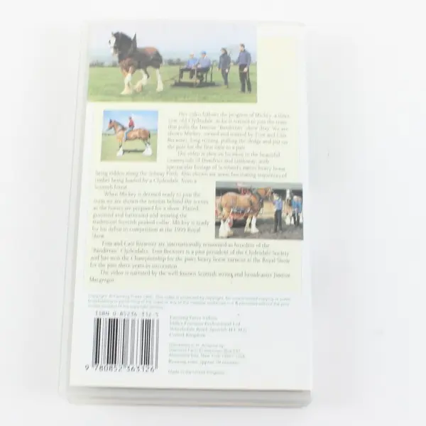 Training A Gentle Giant Cate & Tom Brewster 1995 VHS Equestrian