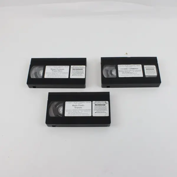 Lot of 3 Farming Press Agricultural VHS Tapes Tractors Combines 1992 1996