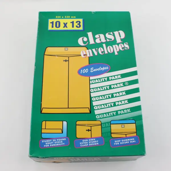 Set of Quality Park Clasp Envelopes 10 x 13 Inch Document Mailers Incomplete Box