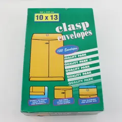 Set of Quality Park Clasp Envelopes 10 x 13 Inch Document Mailers Incomplete Box
