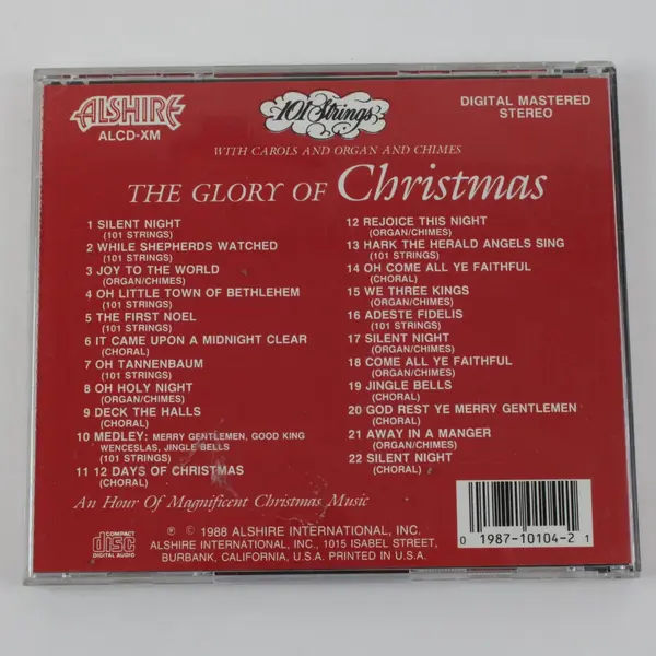 The Glory of Christmas 101 Strings CD 1988, #ALCD-XM 