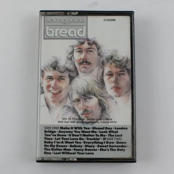 Anthology of Bread Cassette Tape 1985 #C163386 