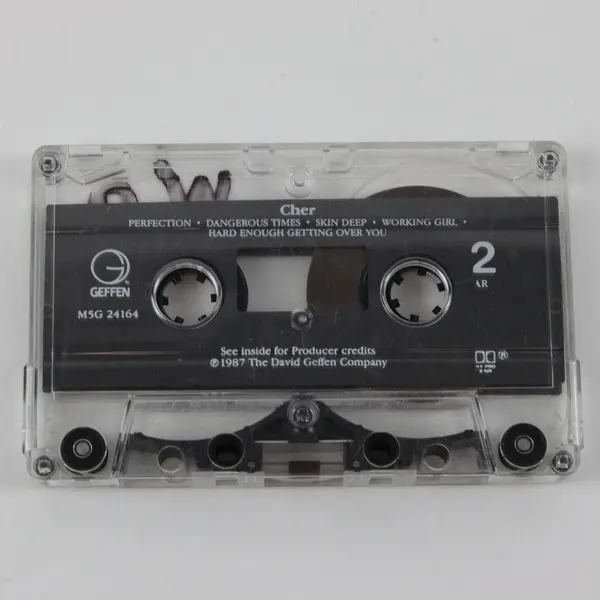 Cher Self-Titled 1987 Cassette Tape Geffen Records M5G 24164