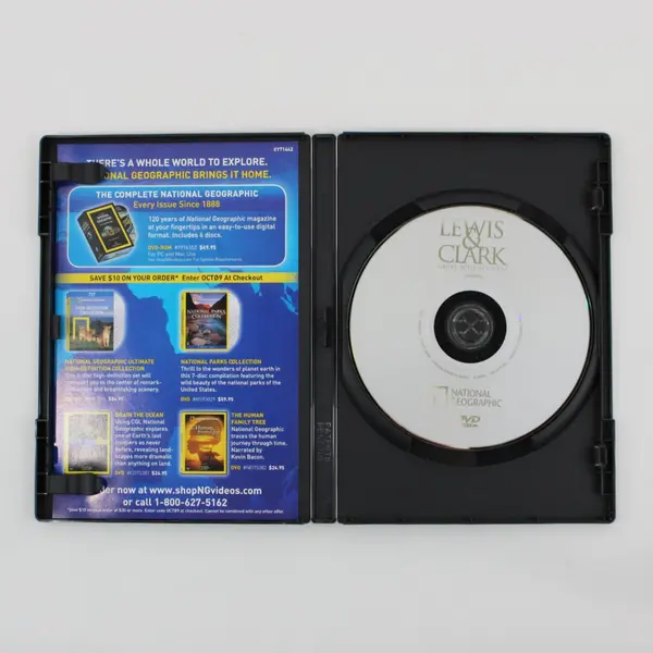 National Geographic Lewis & Clark Great Journey West 2003 DVD Jeff Bridges 