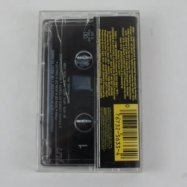 Jimmy Buffett Songs You Know By Heart Greatest Hit(s) Cassette 1985, MCAC-5633 