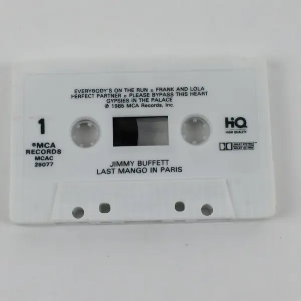 Jimmy Buffett Last Mango in Paris Cassette Tape 1985, #MCAC-25077