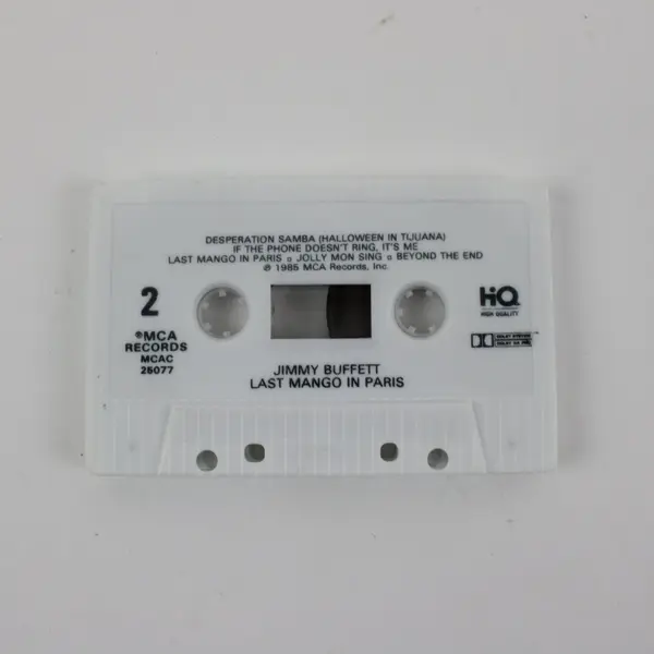 Jimmy Buffett Last Mango in Paris Cassette Tape 1985, #MCAC-25077
