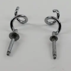 Lot of 2 Sunbeam Mixmaster Dough Hook Attachments