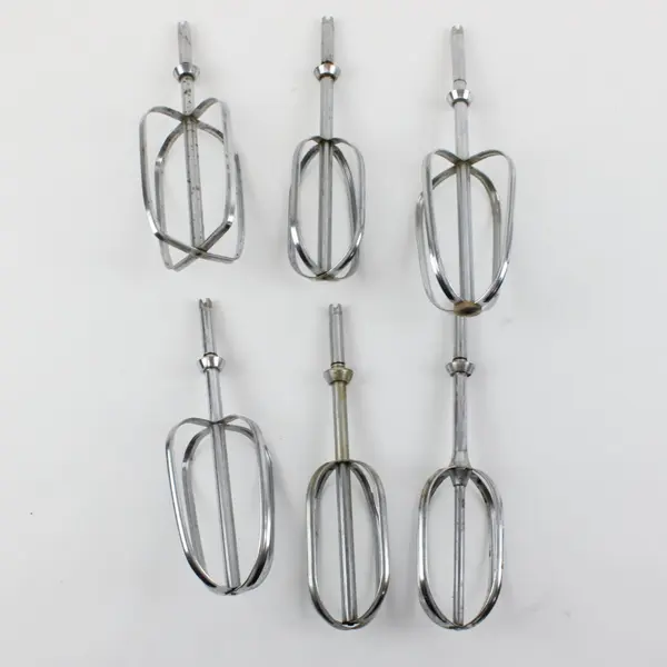 Mixed Lot 6 Vintage Sunbeam Mixmaster Metal Beaters