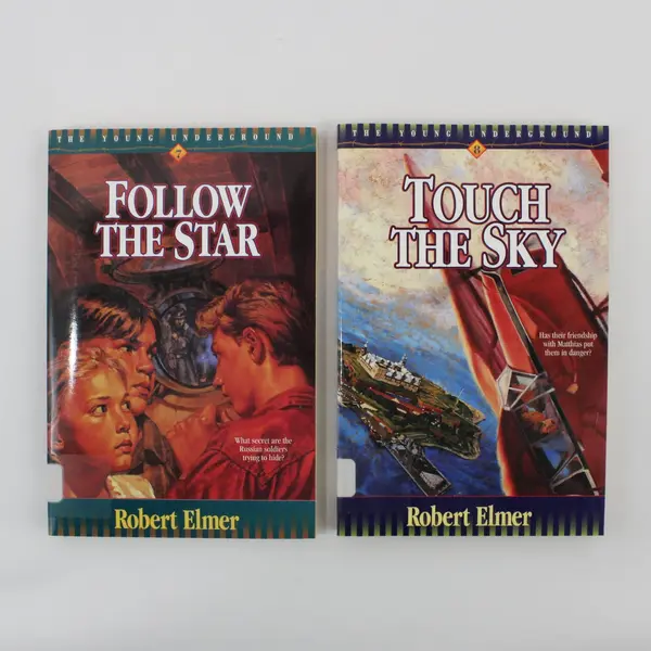Lot of 2 Robert Elmer Young Underground Series Books 7&8 1997 Ex-Library Books 