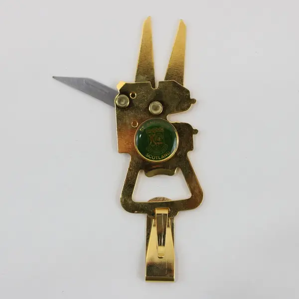 St Andrews Golf Tool Opener Knife Screwdriver Divot Groove Cleat Ball Marker