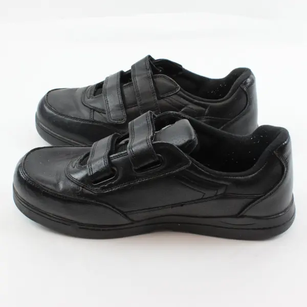 Rugged Exposure Journey Plus Men's Comfort Shoes Black 10.5 4E Double Strap
