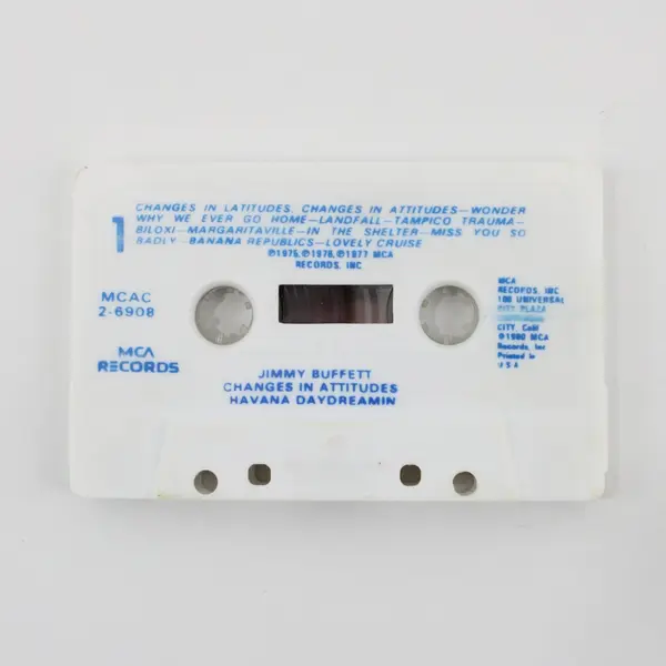 Jimmy Buffett Changes In Attitude 2-Cassette Set MCA Records 1982