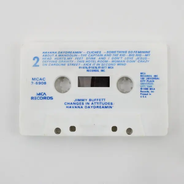 Jimmy Buffett Changes In Attitude 2-Cassette Set MCA Records 1982
