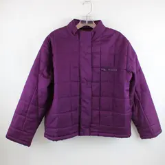 Hartman Sport Women's Large Plum Purple Quilted Silk Blend Zip Jacket