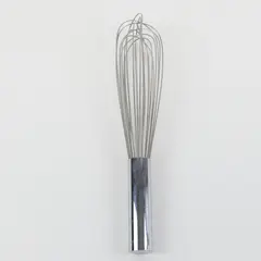 Kitchen Whisk Stainless Steel Silver Handle 10'' Modern Look