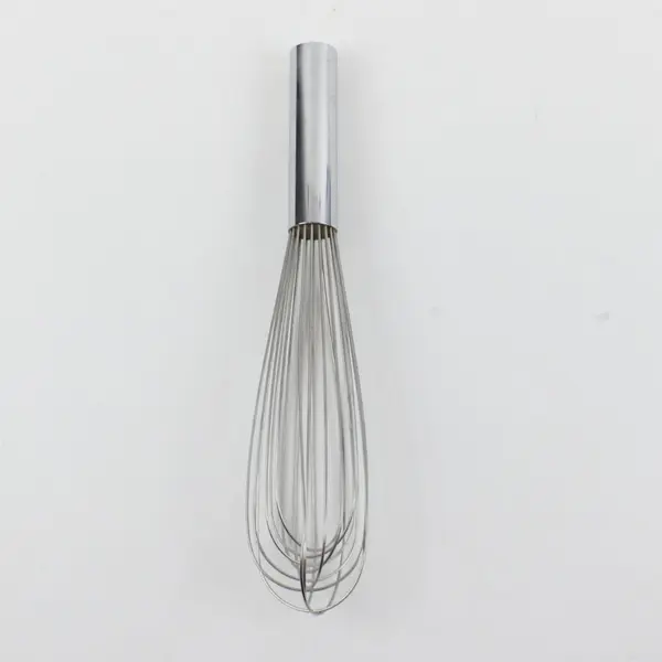 Kitchen Whisk Stainless Steel Silver Handle 10'' Modern Look