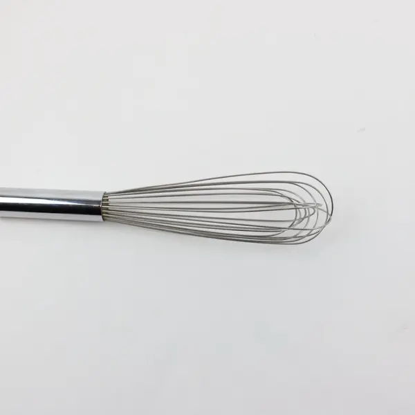 Kitchen Whisk Stainless Steel Silver Handle 10'' Modern Look
