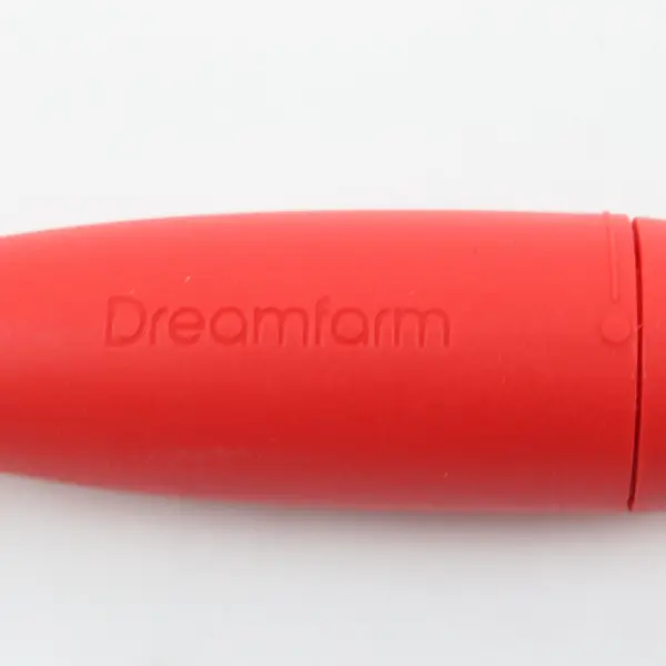 Dreamfarm Collapsible Flat Red Balloon Whisk Stainless Steel Ergonomic Handle