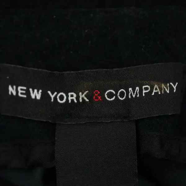 New York & Company Women's Black Embroidered Jacket Size 8