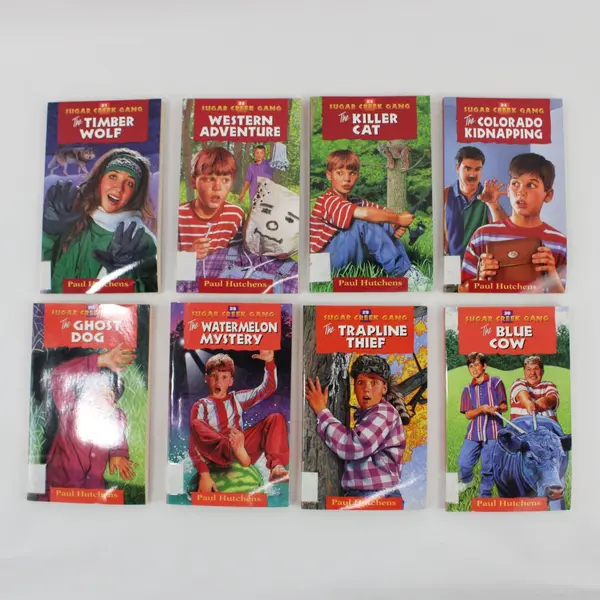 Lot of 8 Paul Hutchens' Sugar Creek Gang Books #21-25 & 28-30 1998 PB Ex-Library