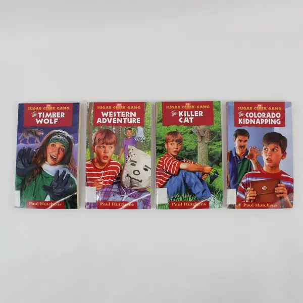 Lot of 8 Paul Hutchens' Sugar Creek Gang Books #21-25 & 28-30 1998 PB Ex-Library
