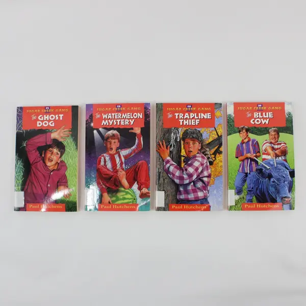 Lot of 8 Paul Hutchens' Sugar Creek Gang Books #21-25 & 28-30 1998 PB Ex-Library