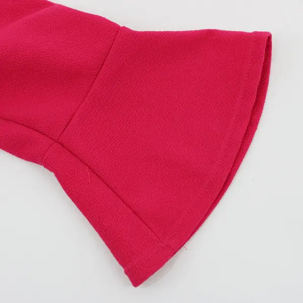 Green Envelope Women's Hot Pink Top Size M 3/4 Bell Sleeve