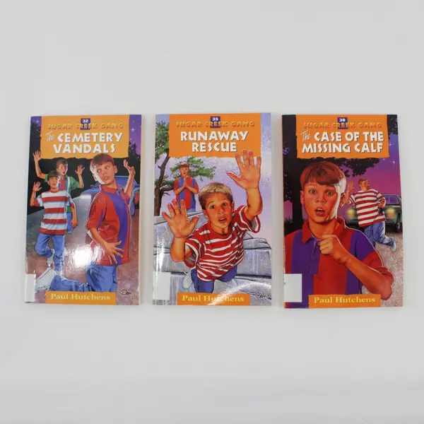 Lot of 3 Paul Hutchens' Sugar Creek Gang Books #32 35 & 36 1999 Ex-Library Good
