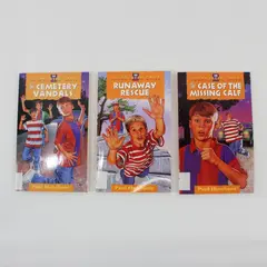 Lot of 3 Paul Hutchens' Sugar Creek Gang Books #32 35 & 36 1999 Ex-Library Good