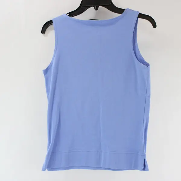 SML Sport Women's Small Cornflower Blue Cotton Tank Top