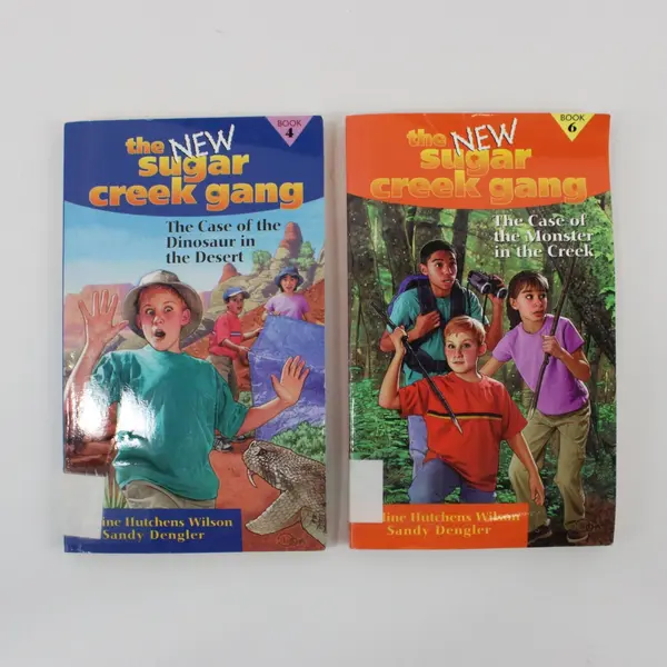 Lot of 5 The New Sugar Creek Gang Books #1-4 & 6 Pauline H Wilson 2001 Ex-Lib PB