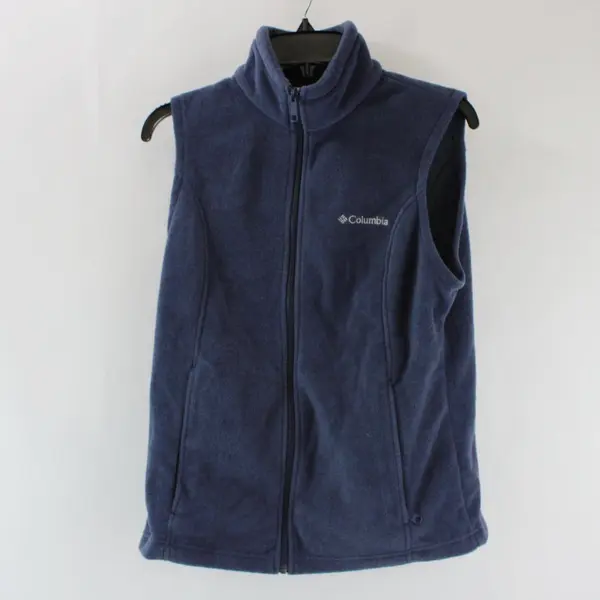 Columbia XL6953 Women's Medium Blue Fleece Full-Zip Vest