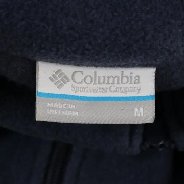 Columbia XL6953 Women's Medium Blue Fleece Full-Zip Vest
