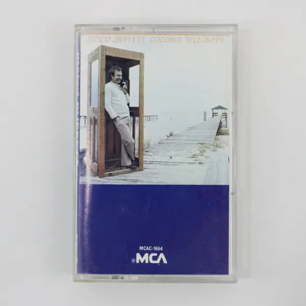 Jimmy Buffett Coconut Telegraph Cassette MCA 1980 MCAC-1664