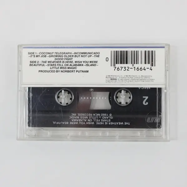 Jimmy Buffett Coconut Telegraph Cassette MCA 1980 MCAC-1664