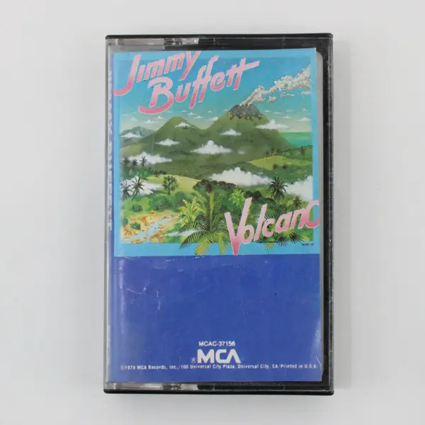 Jimmy Buffett Volcano Cassette Tape 1979, #MCAC-37156 