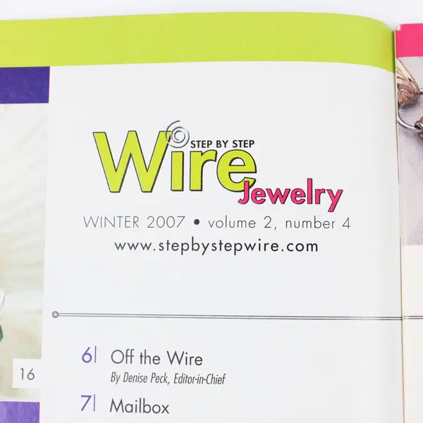 Step by Step Wire Jewelry Magazine Winter 2007 Crystals & Pearls