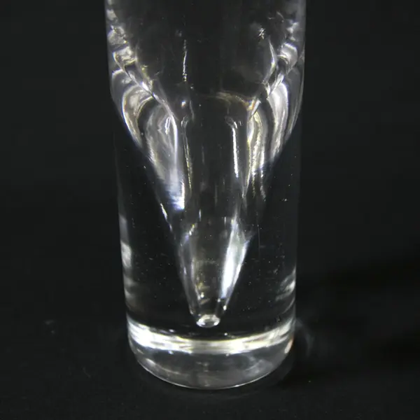Set of 4 Carlo Moretti Italy Bullet Heavy Base Highball Glasses 7.25" 
