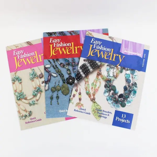 Lot of 3 Fashion Accessories Easy Fashion Jewelry 2006-2007 Vol One Two & Four