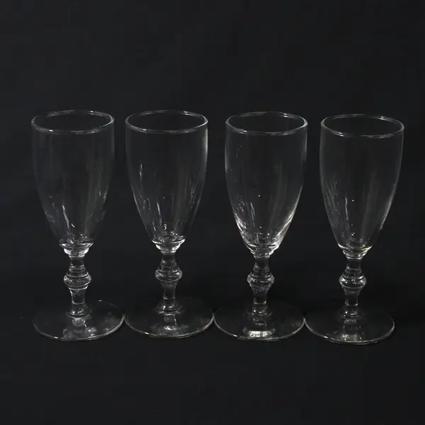 SET OF 4 Vintage  Libbey Georgian Whiskey Sour Glasses 5.75"